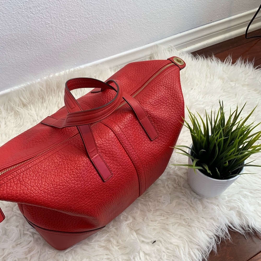 Coach Large Purse - Red Leather